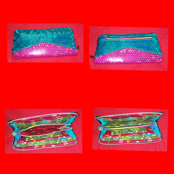 Das erste Portemonnaie war schwerer als das zweite. Beim ersten ist das Kunstleder relativ dick und beim zweiten dünner, was es natürlich einfacher macht.
Ich habe es gerne genäht und natürlich auch ein bisschen geflucht :)
Wie es halt beim Nähen so ist