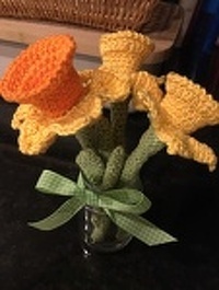 Häkelanleitung Narzisse - PDF Datei