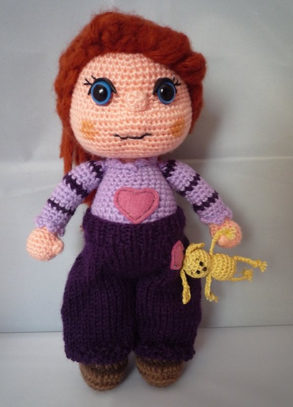 Häkelanleitung Hase, Kuscheltier für Puppe