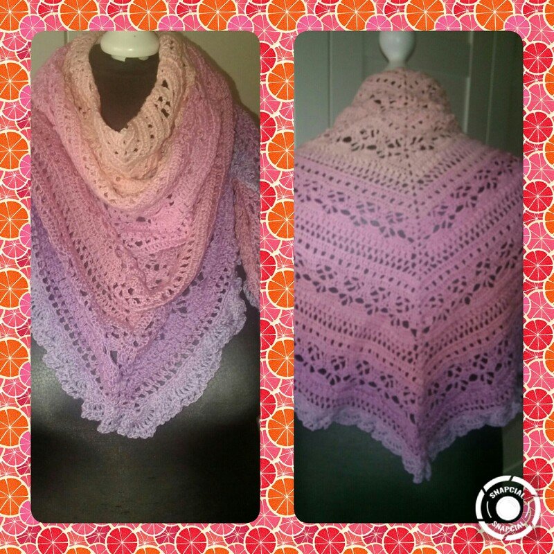 Häkelanleitung Dreieckstuch Brauttuch Briganti