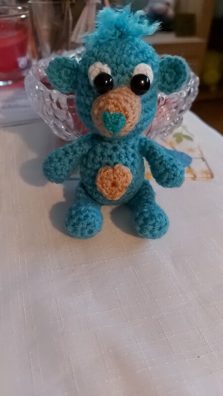 Häkelanleitung kleiner Teddy