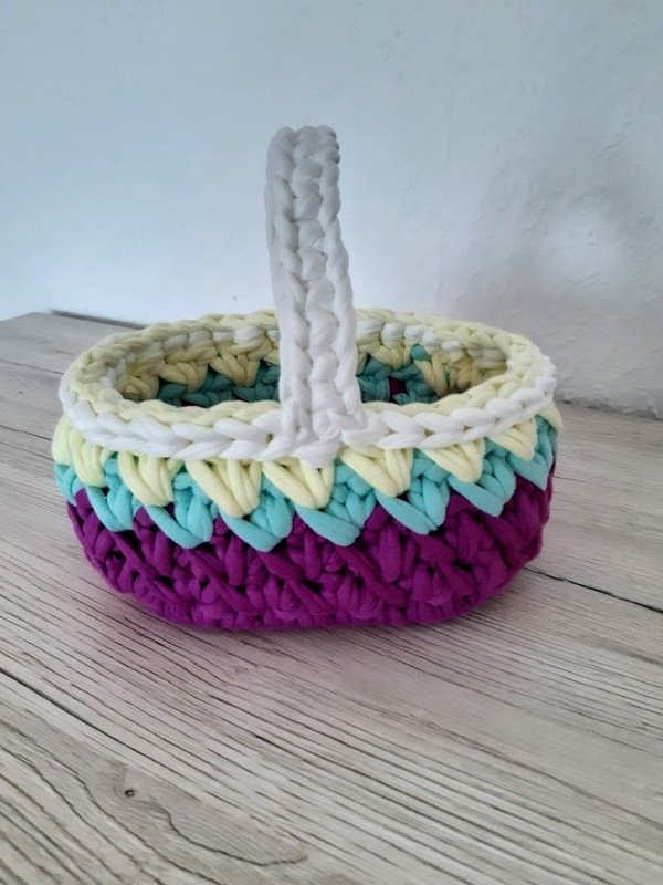 - CANDY - Osterkörbchen oval mit und ohne Holzboden, an jede Größe anzupassen, Ostern, Utensilo, Geschenk, Frühling, Dekos, Korb, Körbchen, Anleitung 218