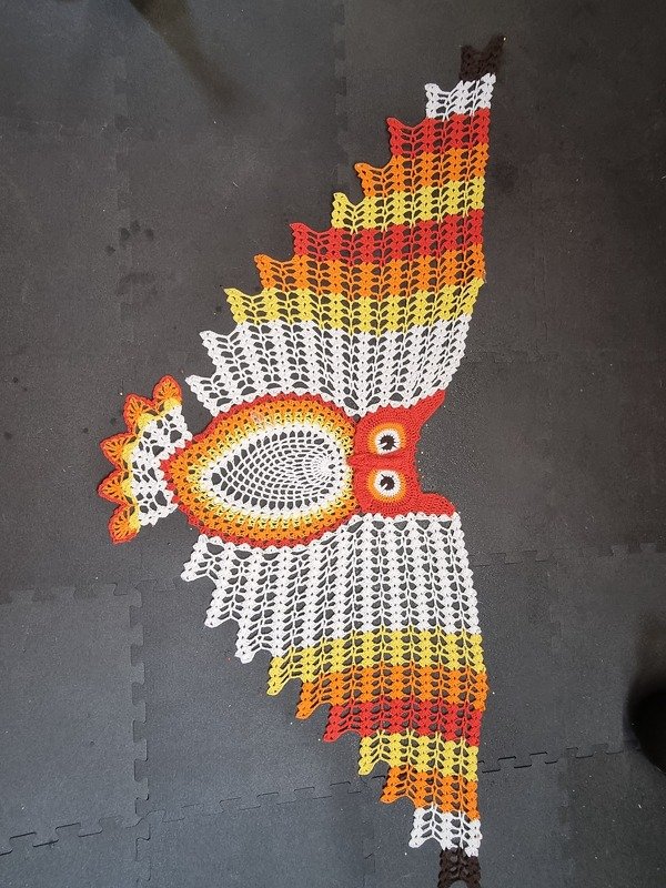 Petra Perle’s Owl Shawl HEDWIG