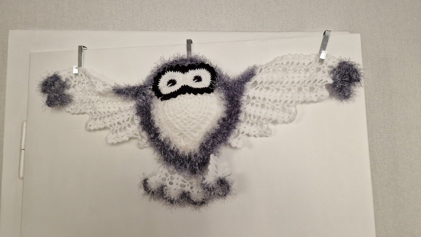 Petra Perle’s Owl Shawl HEDWIG