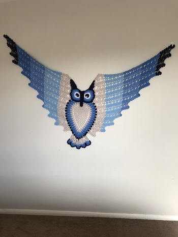 I have so enjoyed making this shawl, a beautiful pattern and very easy to crochet