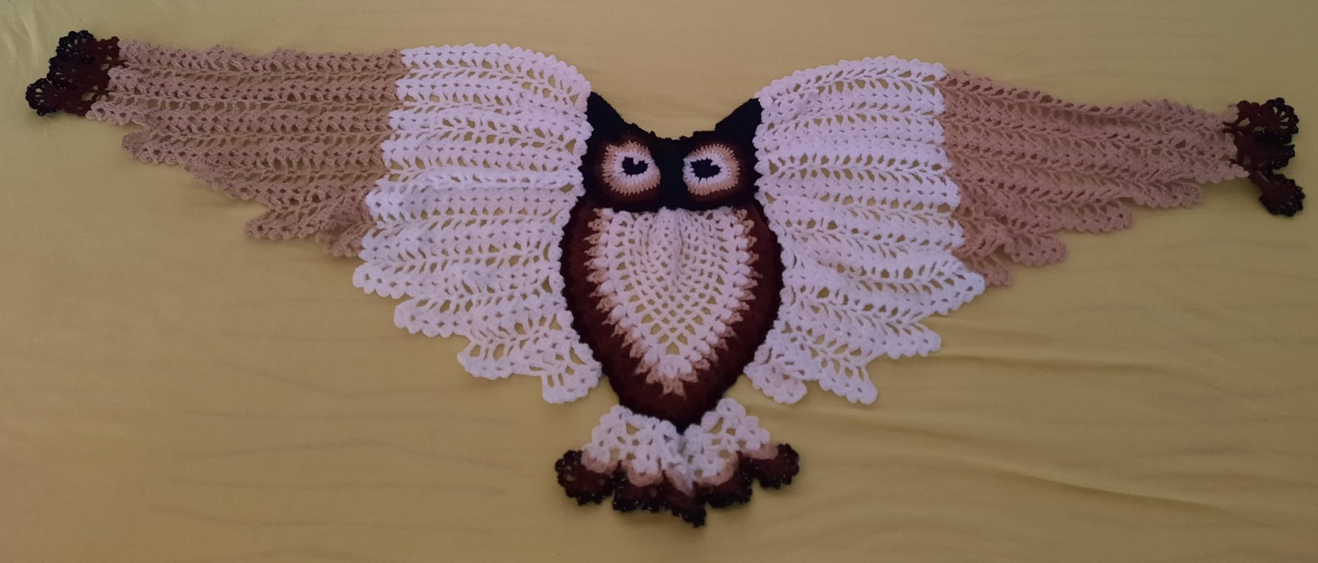 Petra Perle’s Owl Shawl HEDWIG