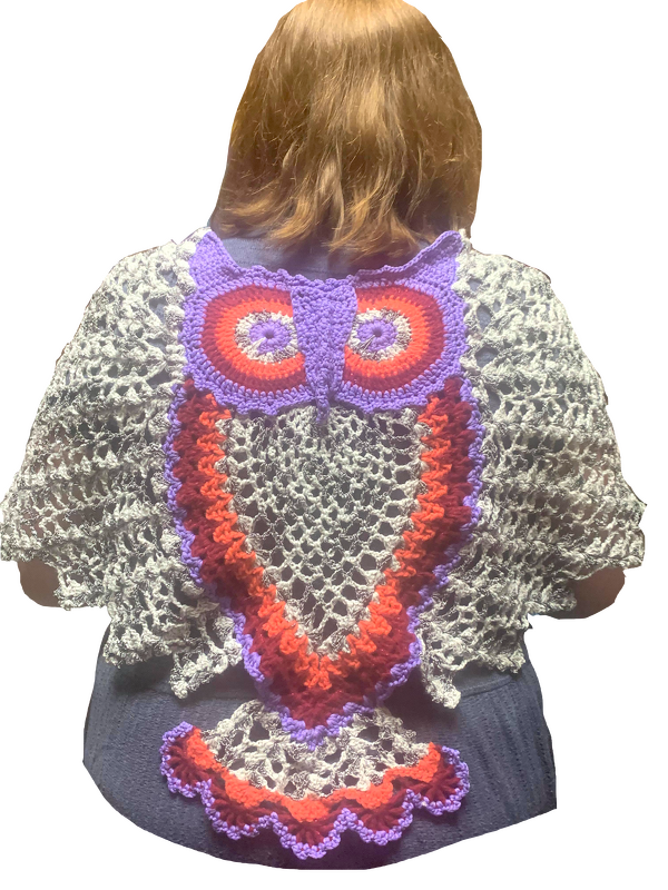 Petra Perle’s Owl Shawl HEDWIG
