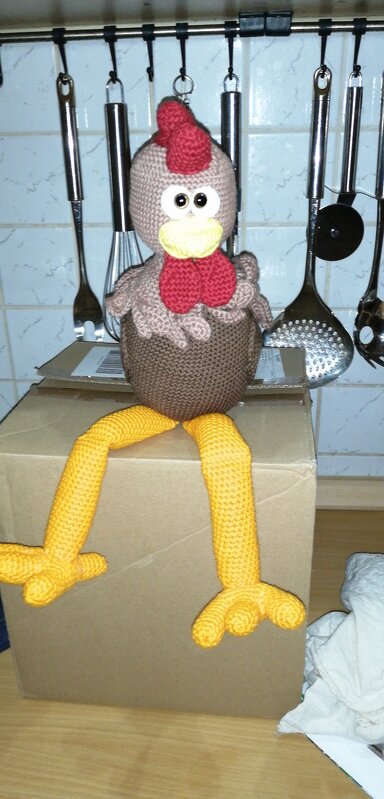 Häkelanleitung - Hahn Keanu Kikeriki