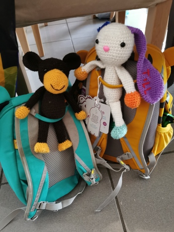 Immer mit dabei Hase Jochen und sein Freund Herr Krüger ❤️