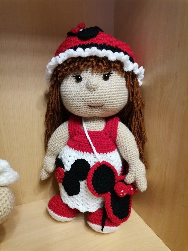 Häkelanleitung Puppenkleidung, Mia das Mausemädchen