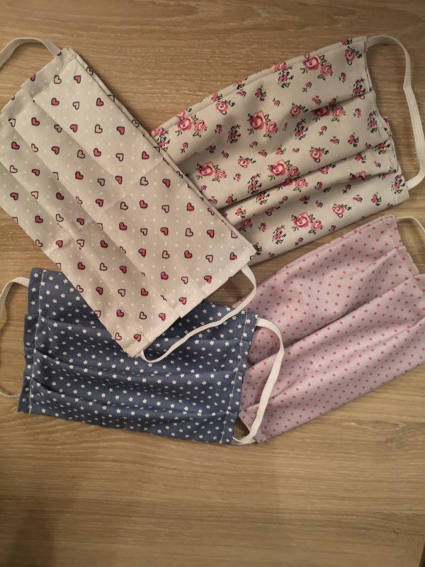 Mund-Nasen-Maske DIY Kurzanleitung A4 (KEIN Medizinisches PRODUKT)