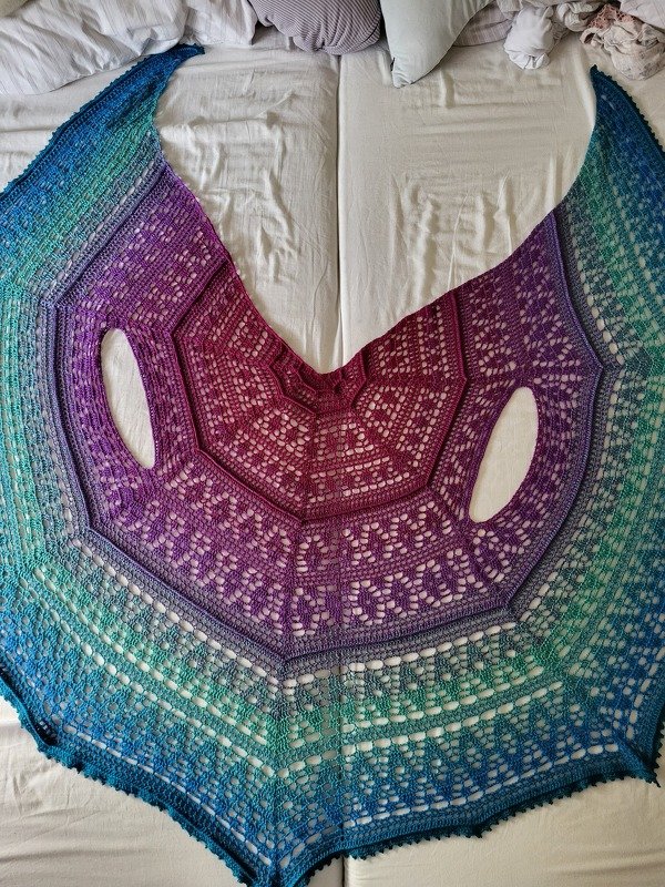 Tuchweste/Tuch „Lozenge“