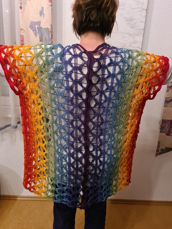 Crochet pattern for vest in all sizes | Shrug #6 | 1-2-3 IDEEN #2