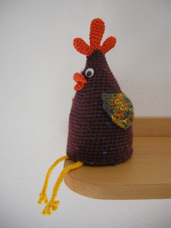 Free E-Book / Gratis Häkelanleitung - Eierwärmer Hühnchen - kostenlos