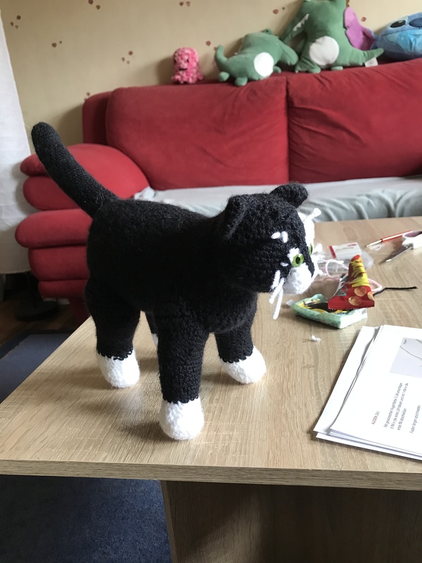 realistische Katze - Häkelanleitung von NiggyArts