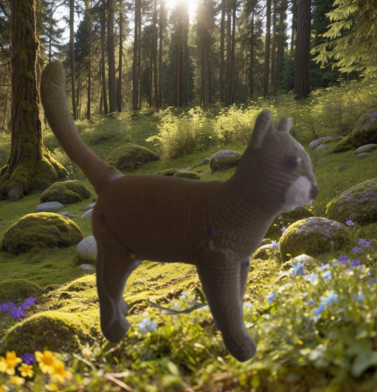 realistische Katze - Häkelanleitung von NiggyArts
