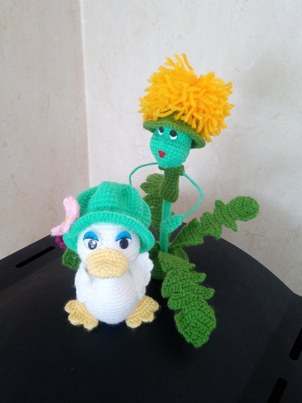 Duck amigurumi. Crochet Pattern