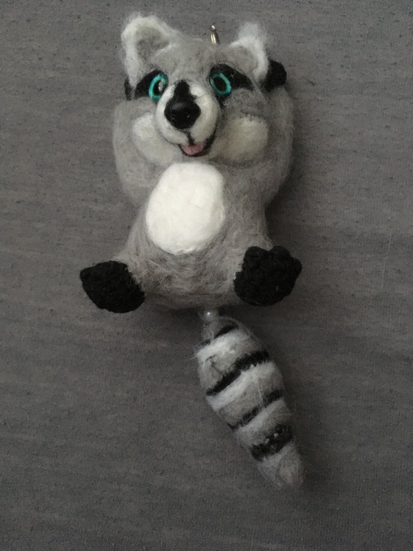 Anhänger Fuchs und Waschbär