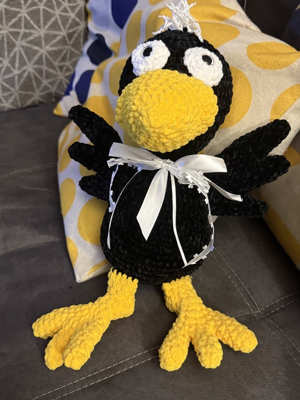 Häkelanleitung Kleiner Rabenfreund