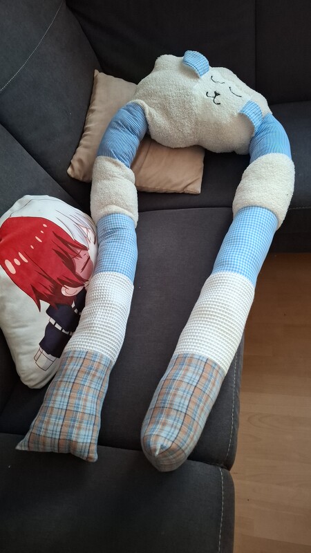 Nähanleitung Bettschlange Schaf Moni