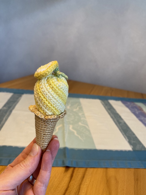 Eis Zitrone und Schokolade - Häkelanleitung