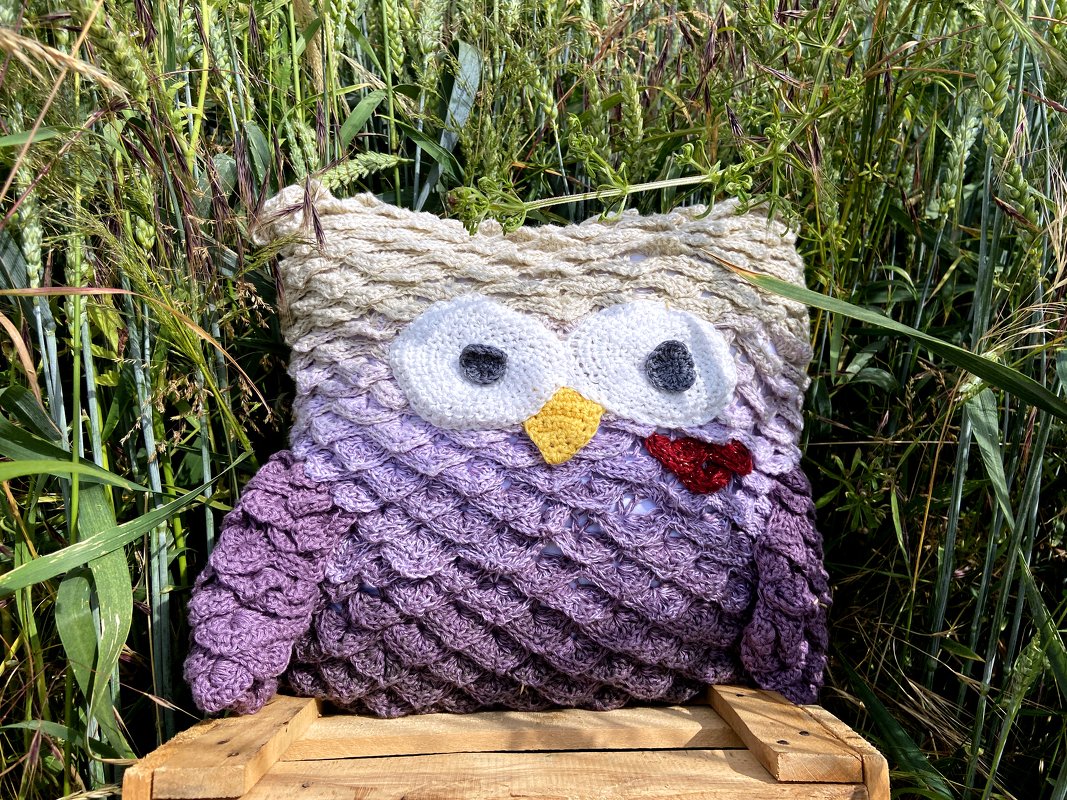 Chouette - Eulenkissen mit beweglichen Augen