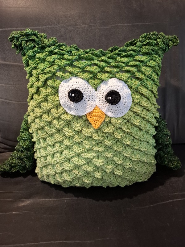 Chouette - Eulenkissen mit beweglichen Augen