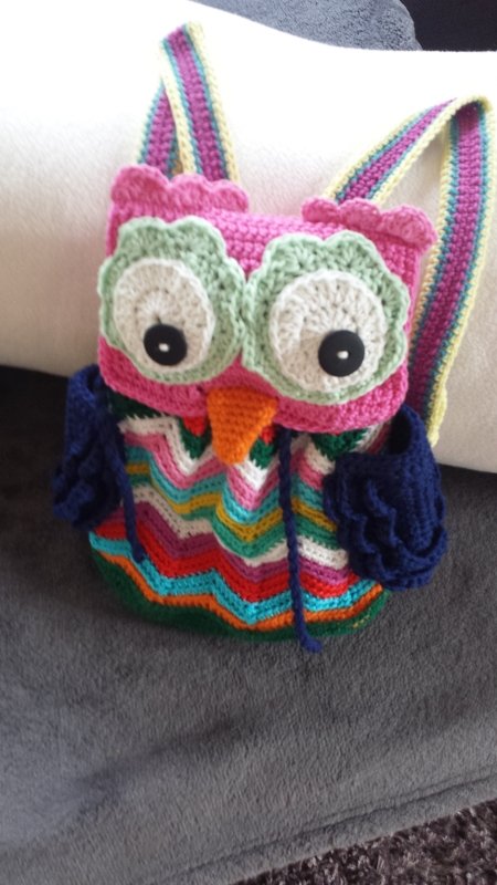 Backpack &quot;Two owls”, 2 sizes, 2 variants