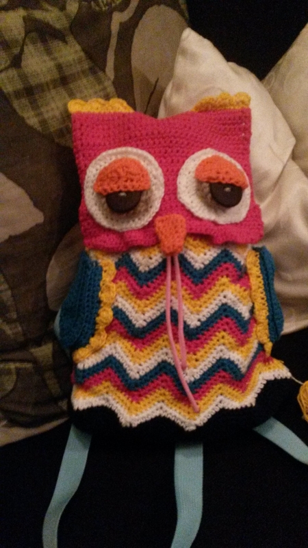 Backpack "Two owls”, 2 sizes, 2 variants