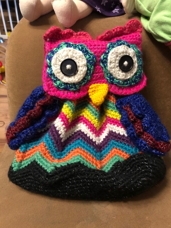 Backpack &quot;Two owls”, 2 sizes, 2 variants