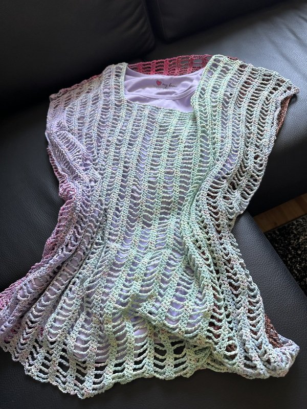 Top Tunika Shirt "Pocahontas" - Häkelanleitung