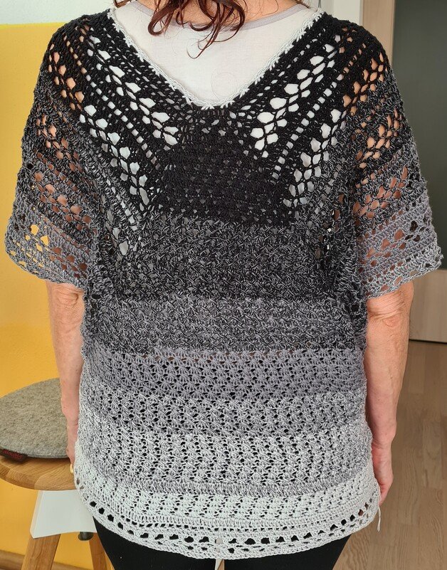 Oversize-Häkeltunika Lotte