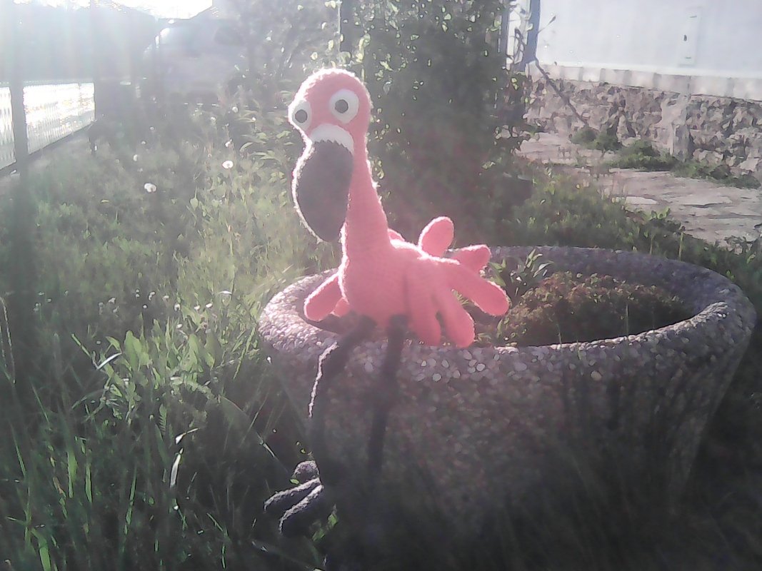 Flamingo - crochet pattern by NiggyArts