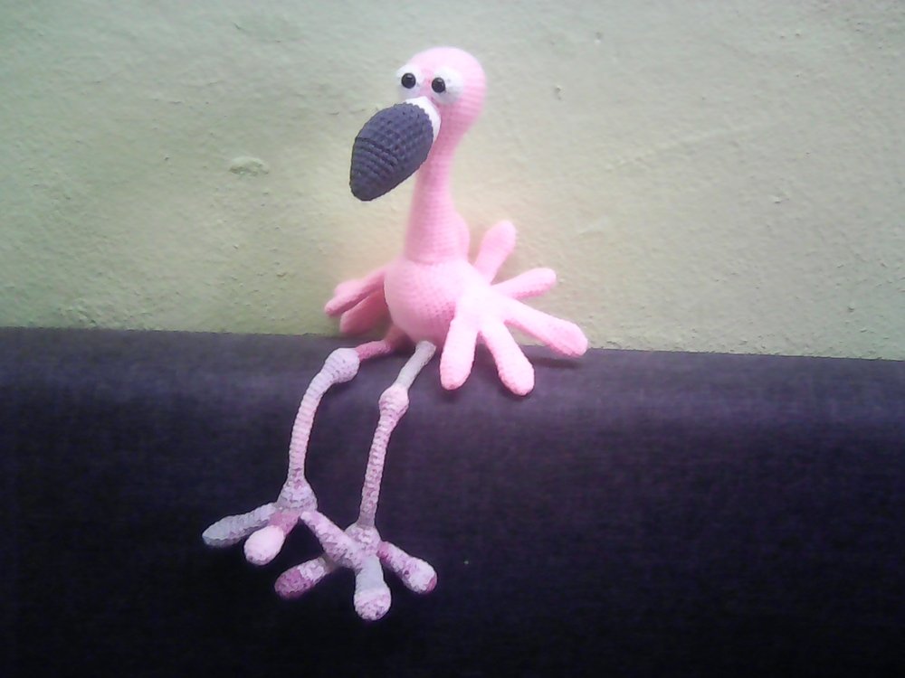 Flamingo - crochet pattern by NiggyArts