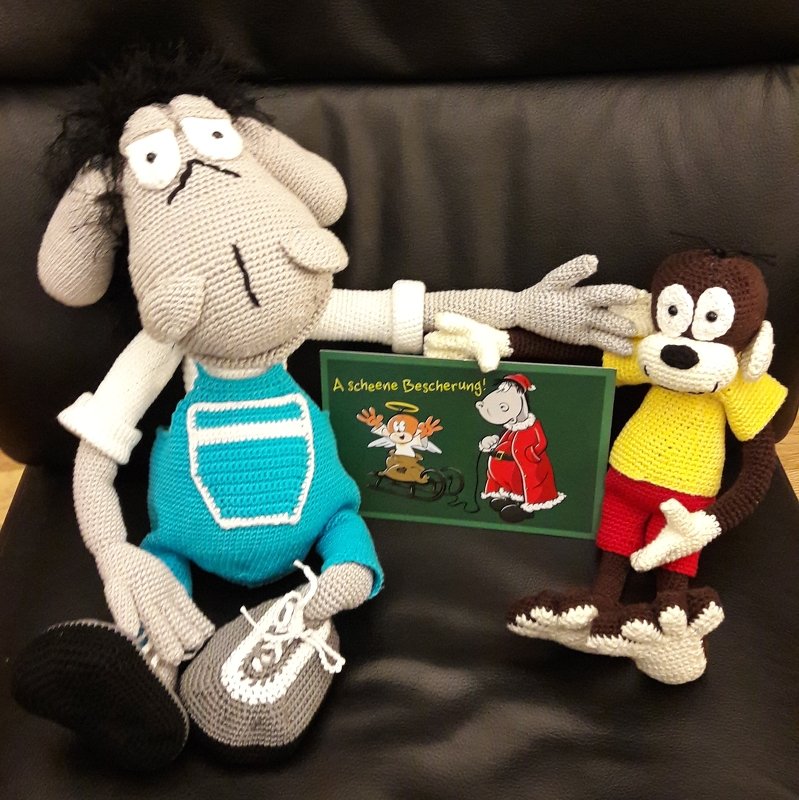 Häkelanleitung Äffle &amp; Pferdle