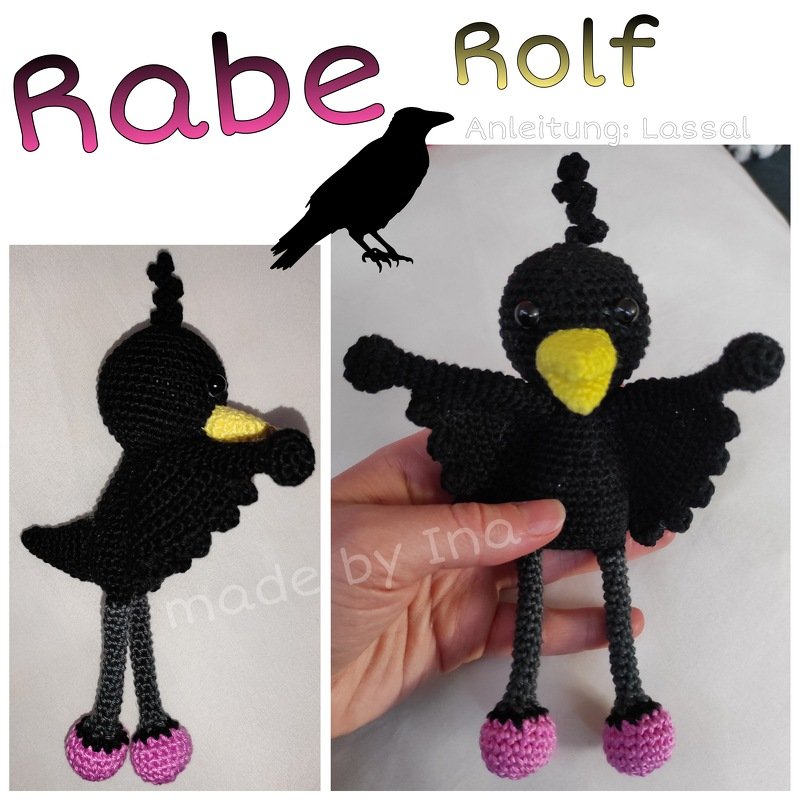 Rabe ROLF Häkelanleitung