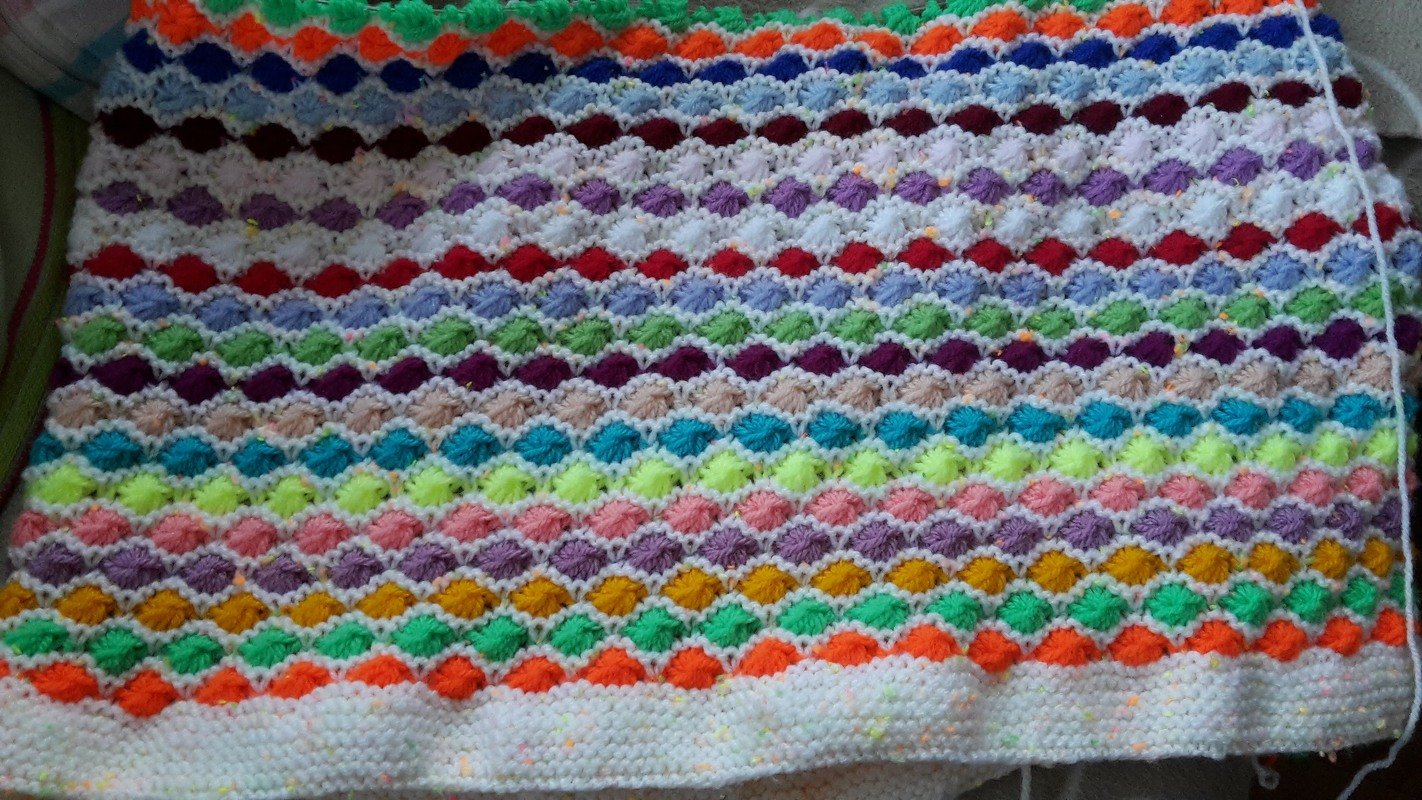 Strickanleitung - Babydecke &quot;Mille Baci&quot;