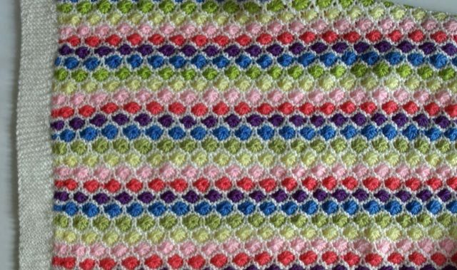 Strickanleitung - Babydecke &quot;Mille Baci&quot;