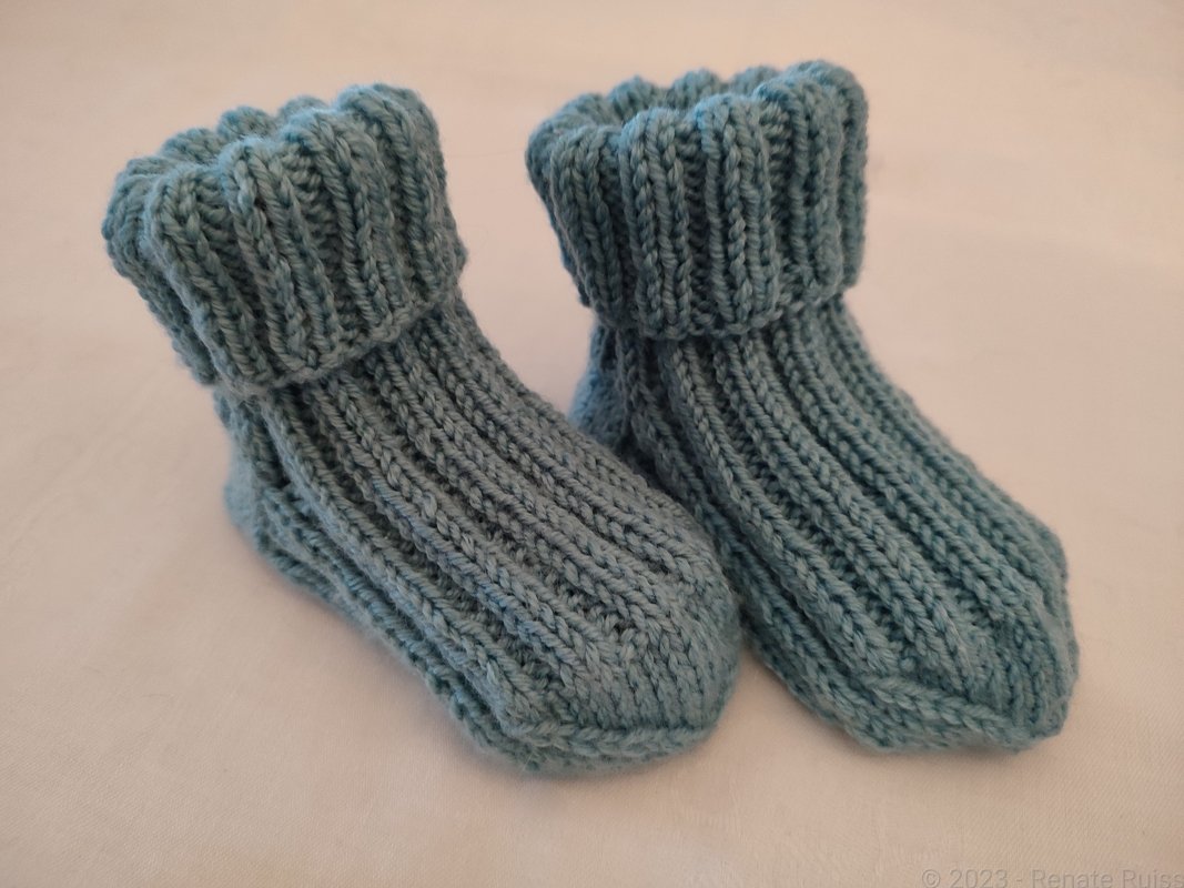 Babysocken stricken in 4 Größen