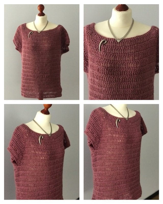 Salopp und Flott Shirt oder Pullover Häkelanleitung