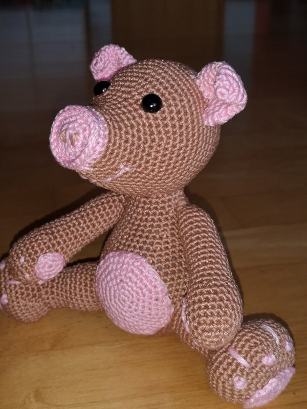 E- Book - Häkelanleitung - Der innere Schweinehund - Schweinehund - Amigurumi