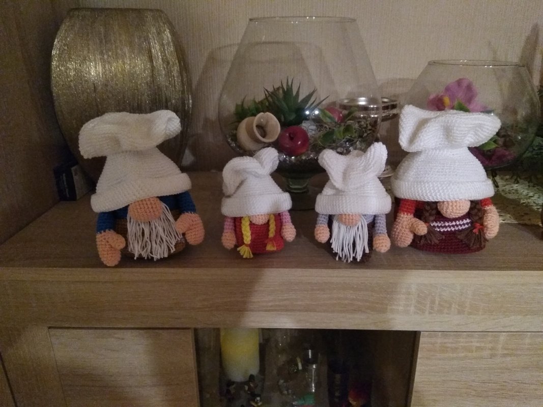 Häkelanleitung Große und Kleine Küchengnome