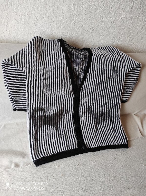 Huskyjacke Illusionsstricken