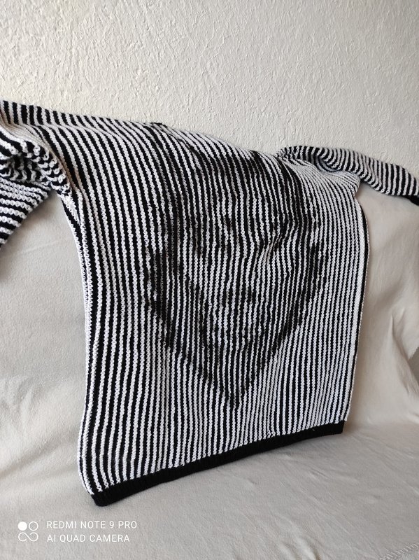 Huskyjacke Illusionsstricken