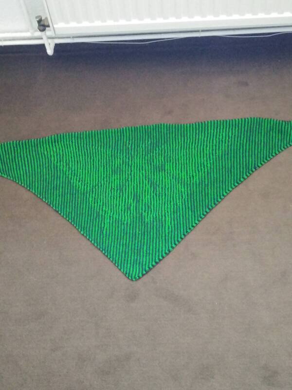 Schmetterlingstuch Illusionsstricken