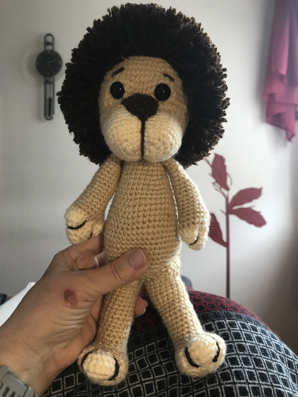 Haekelicious Löwe und Löwin