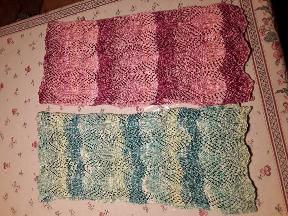 &quot;Panta Rhei&quot; Lace Stole, knitting pattern, one size, customizable