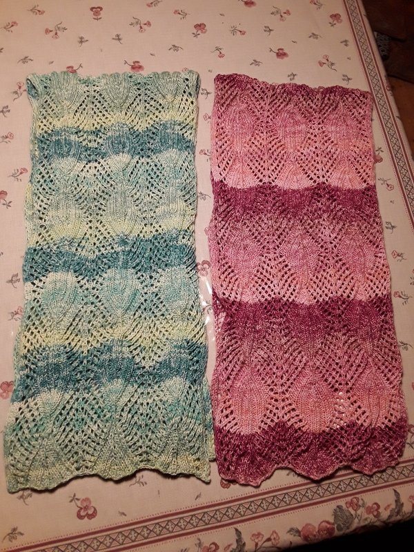 &quot;Panta Rhei&quot; Lace Stole, knitting pattern, one size, customizable