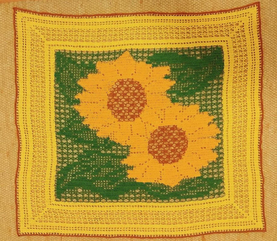 Tischläufer &quot;Sonnenblumen&quot; - Sommerkollektion