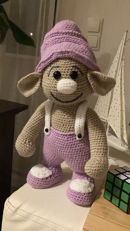 Häkelanleitung / Amigurumi / Wichtel Jondo